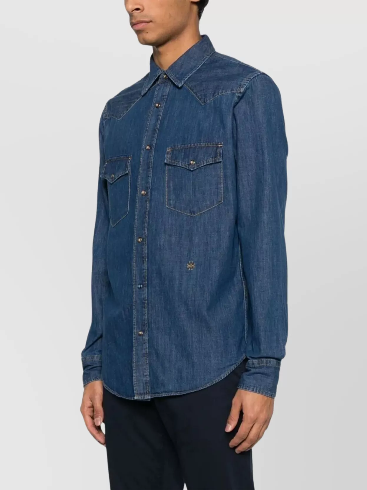 Jacob Cohen Western Style Long Sleeve Shirt
