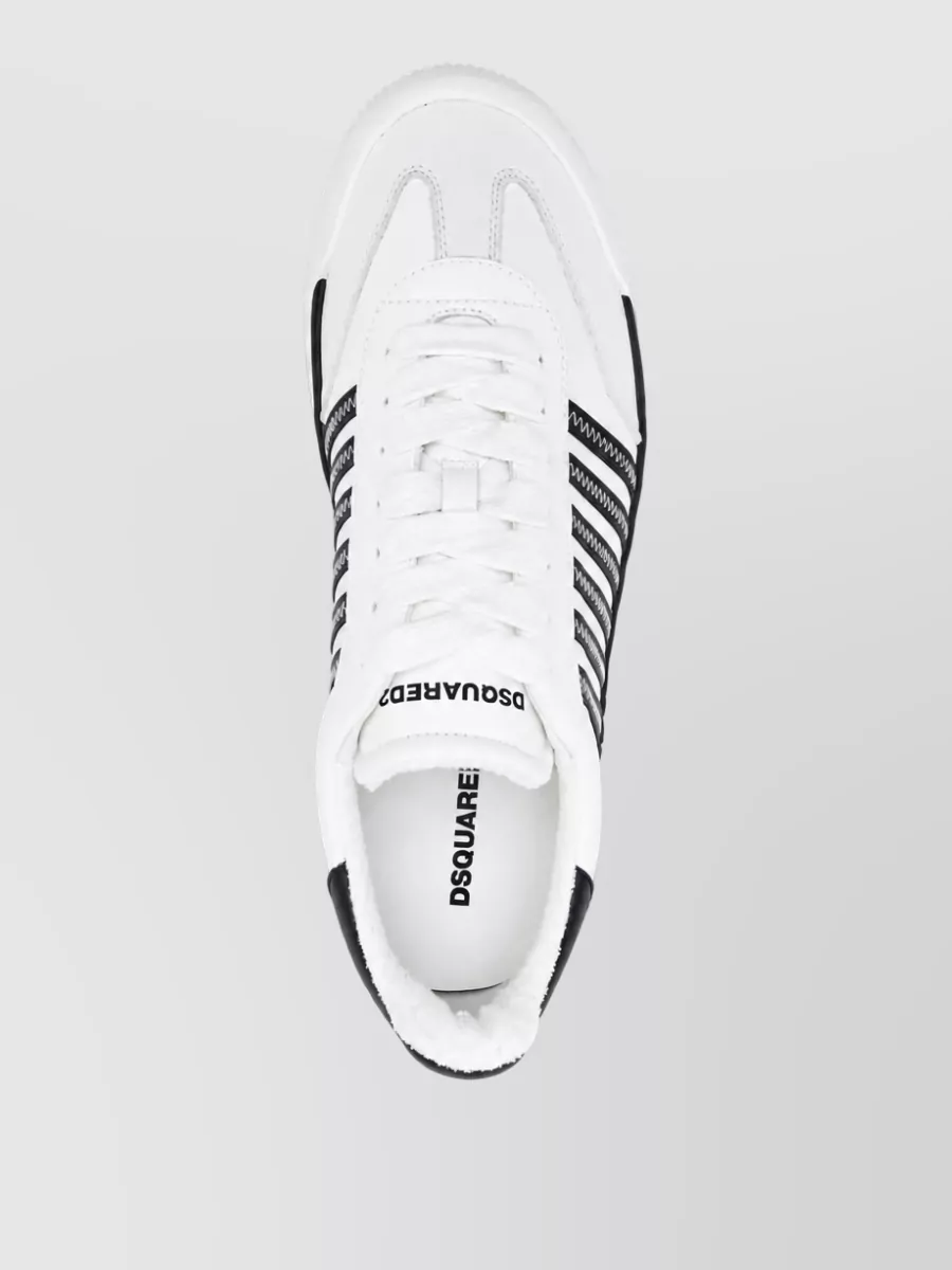 Dsquared2 Leather Lace-Up Sneakers