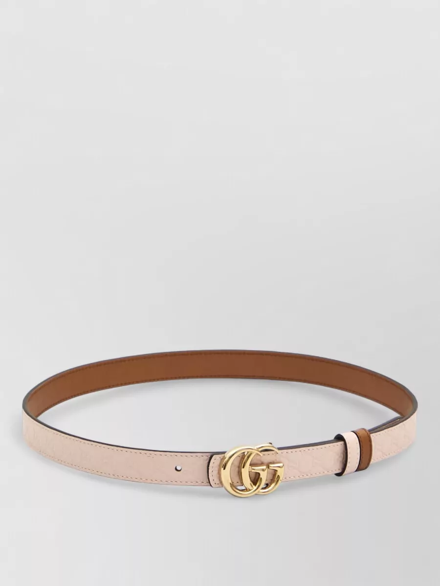 Gucci Gg Marmont Reversible Thin Belt