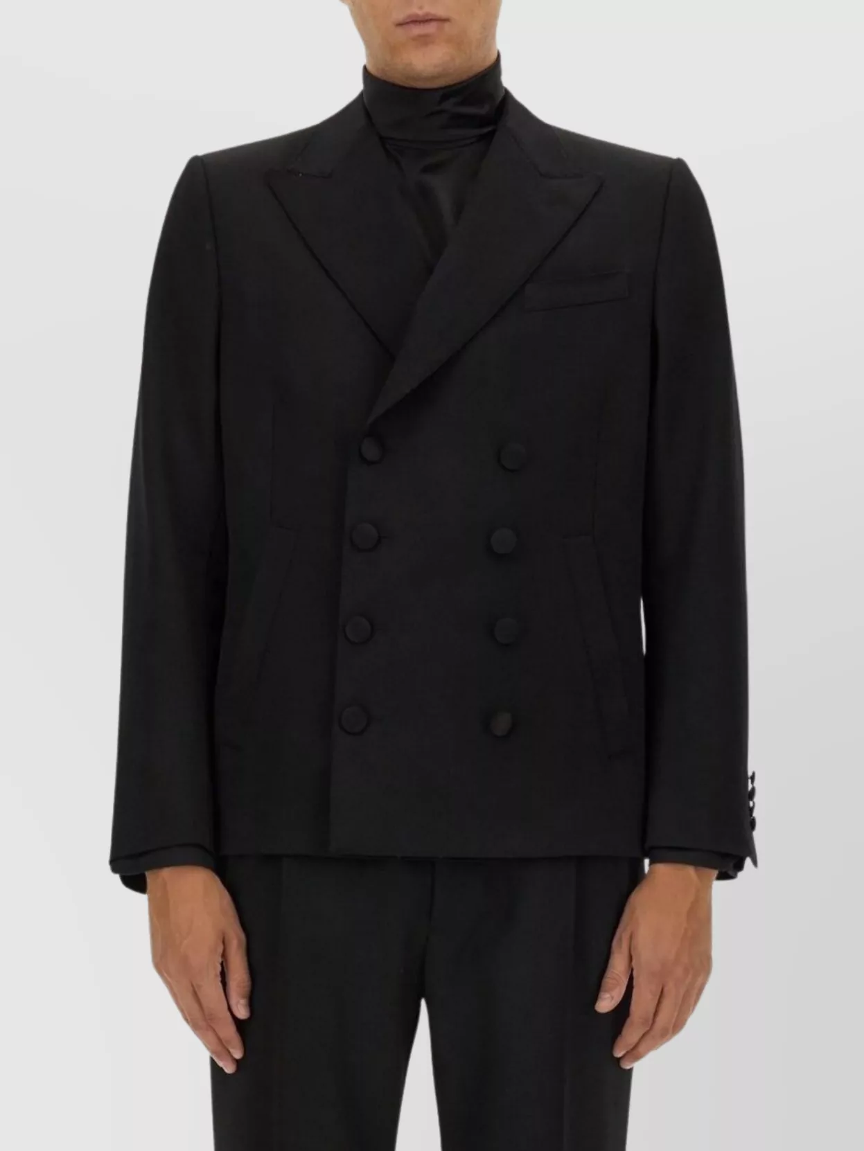 Dolce&Gabbana Belted Back Double-Breasted Jacket