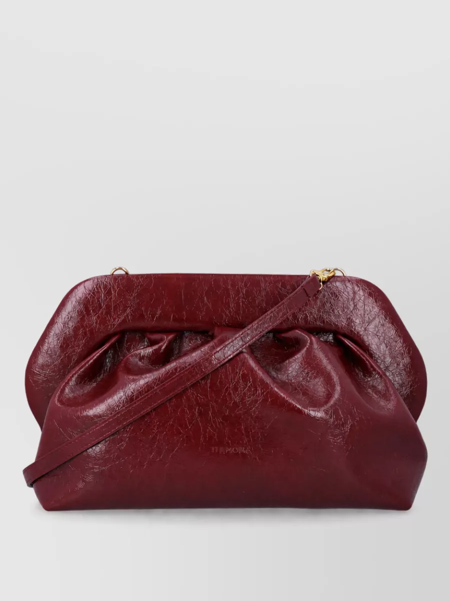 Themoiré bios clutch bag