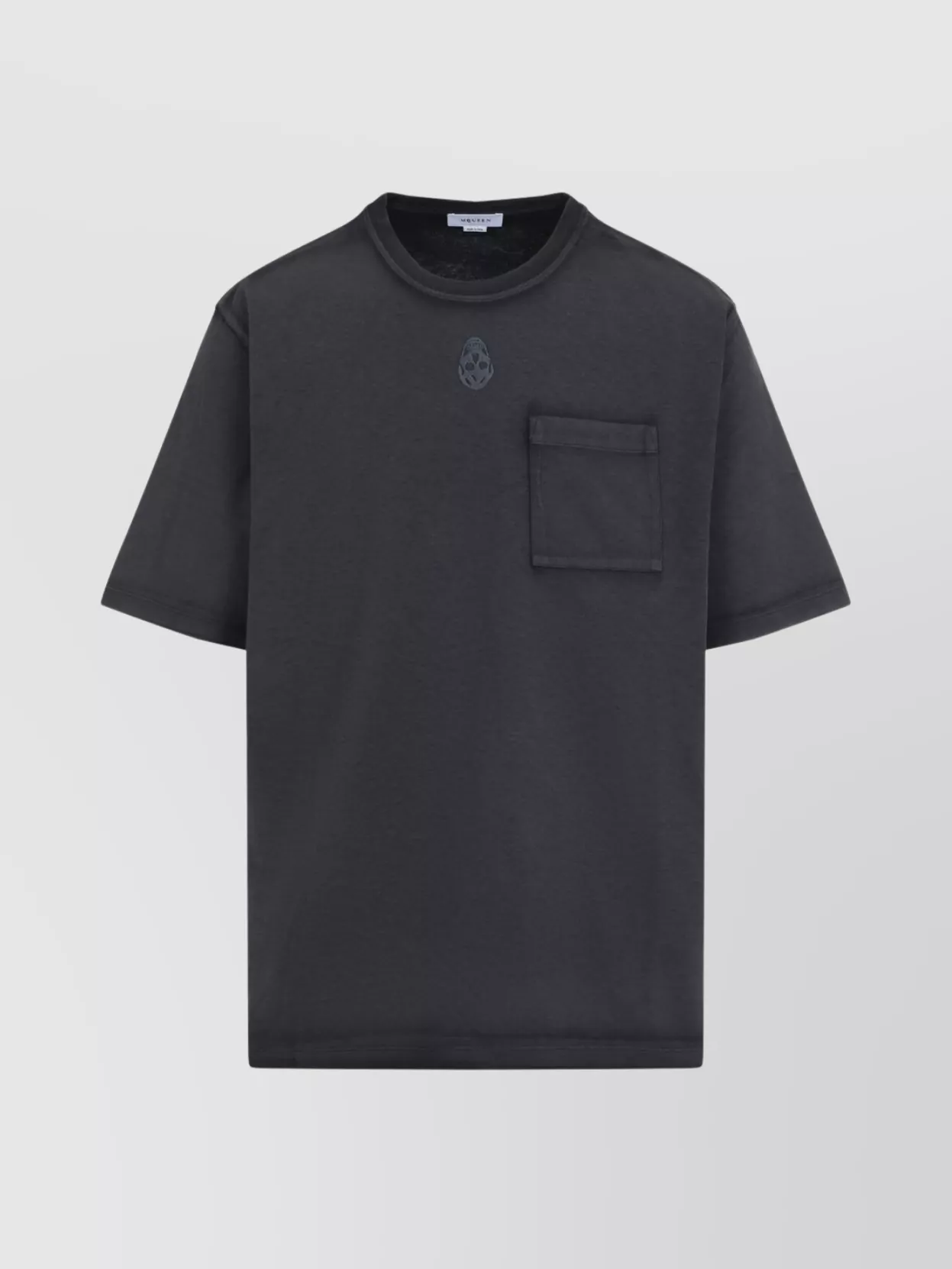 Alexander Mcqueen Pocket Crew Neck Short Sleeve T-Shirt