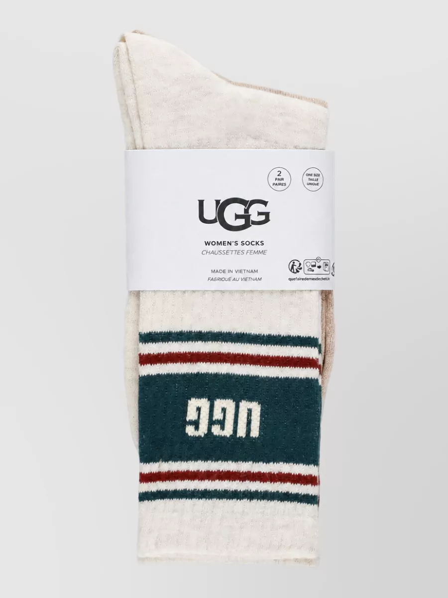 Ugg Striped logo socks