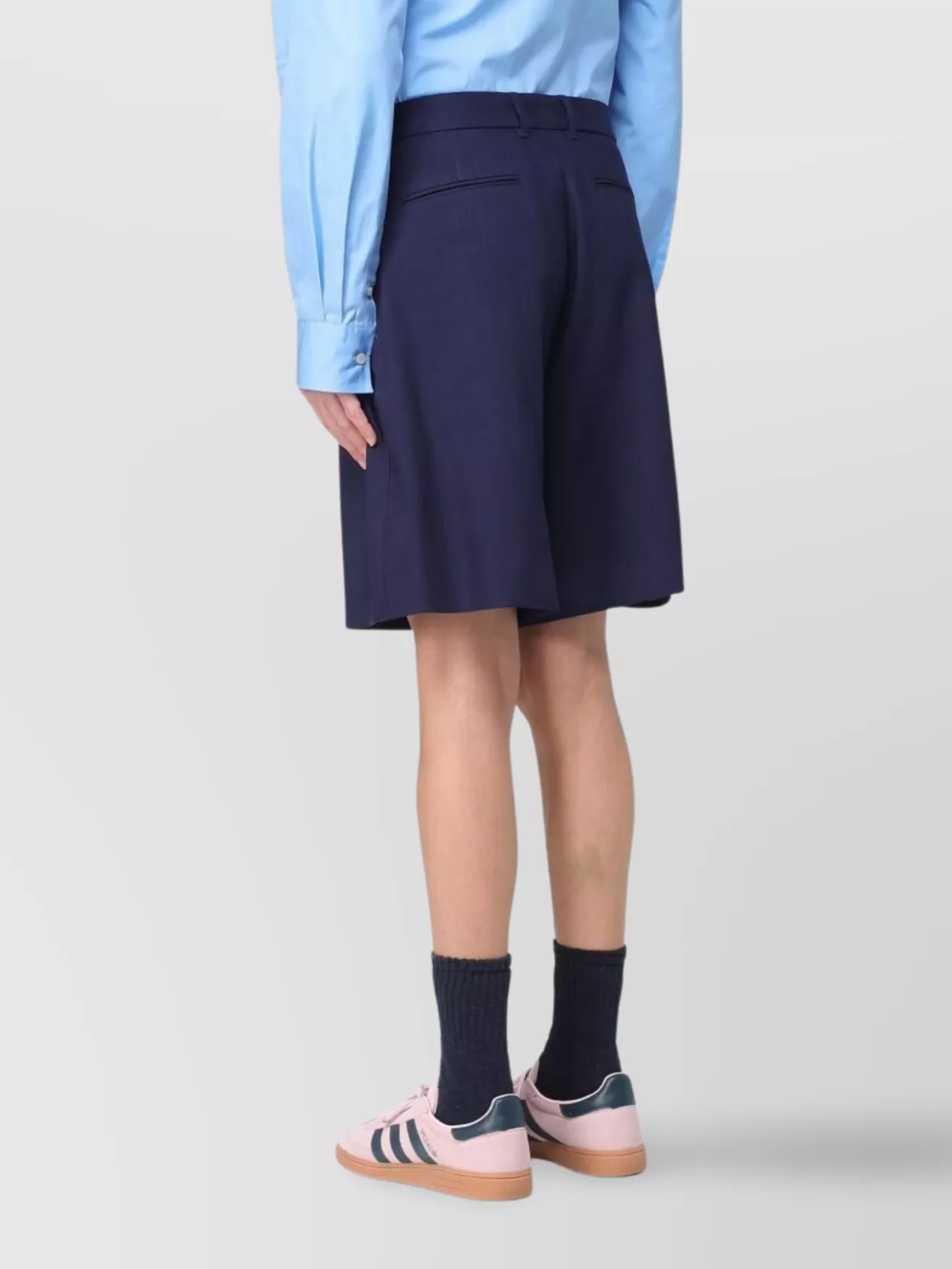 Msgm Casual Shorts With Pockets And Belt Loops