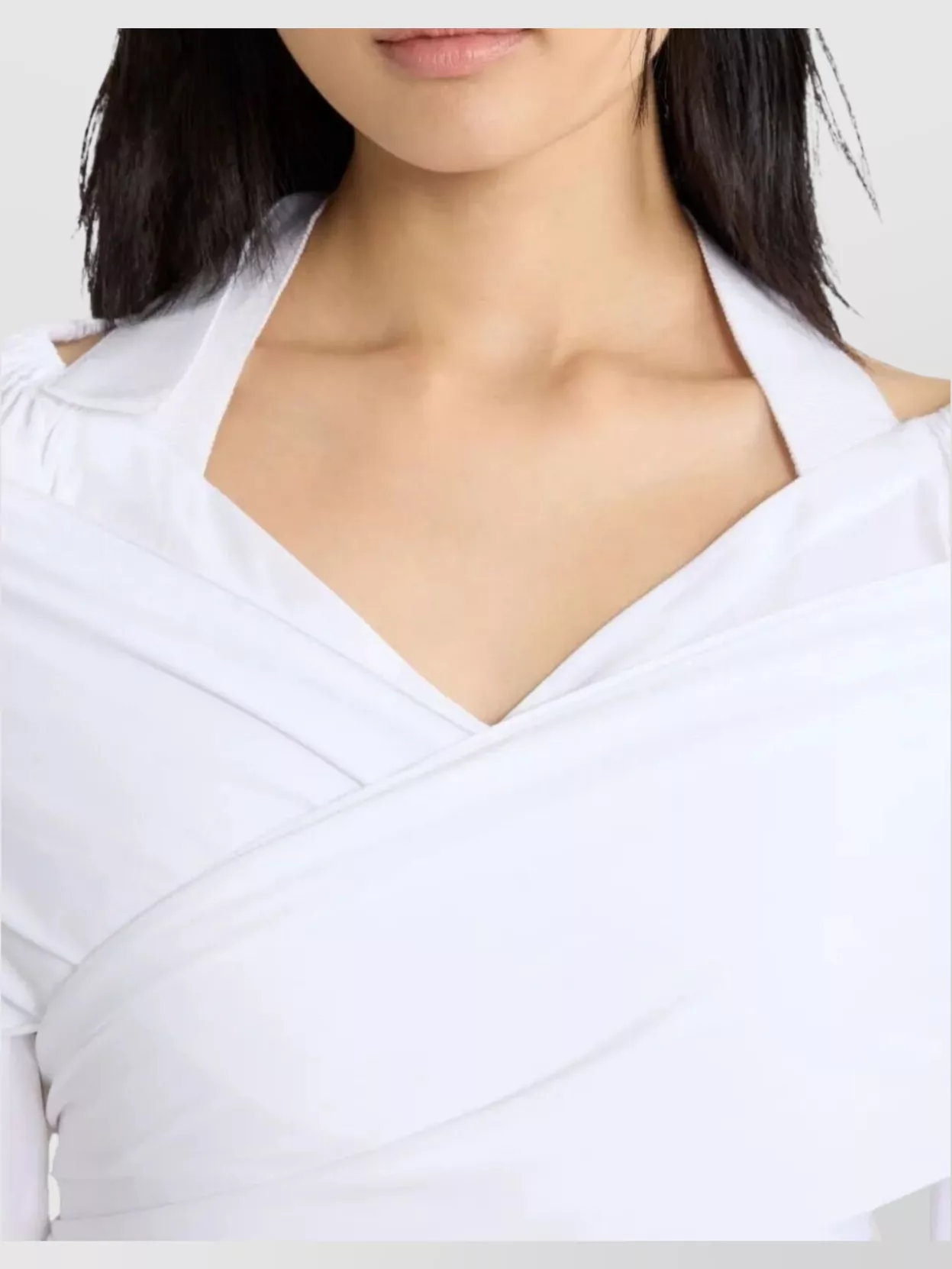 Patou Draped Halterneck Strap Blouse