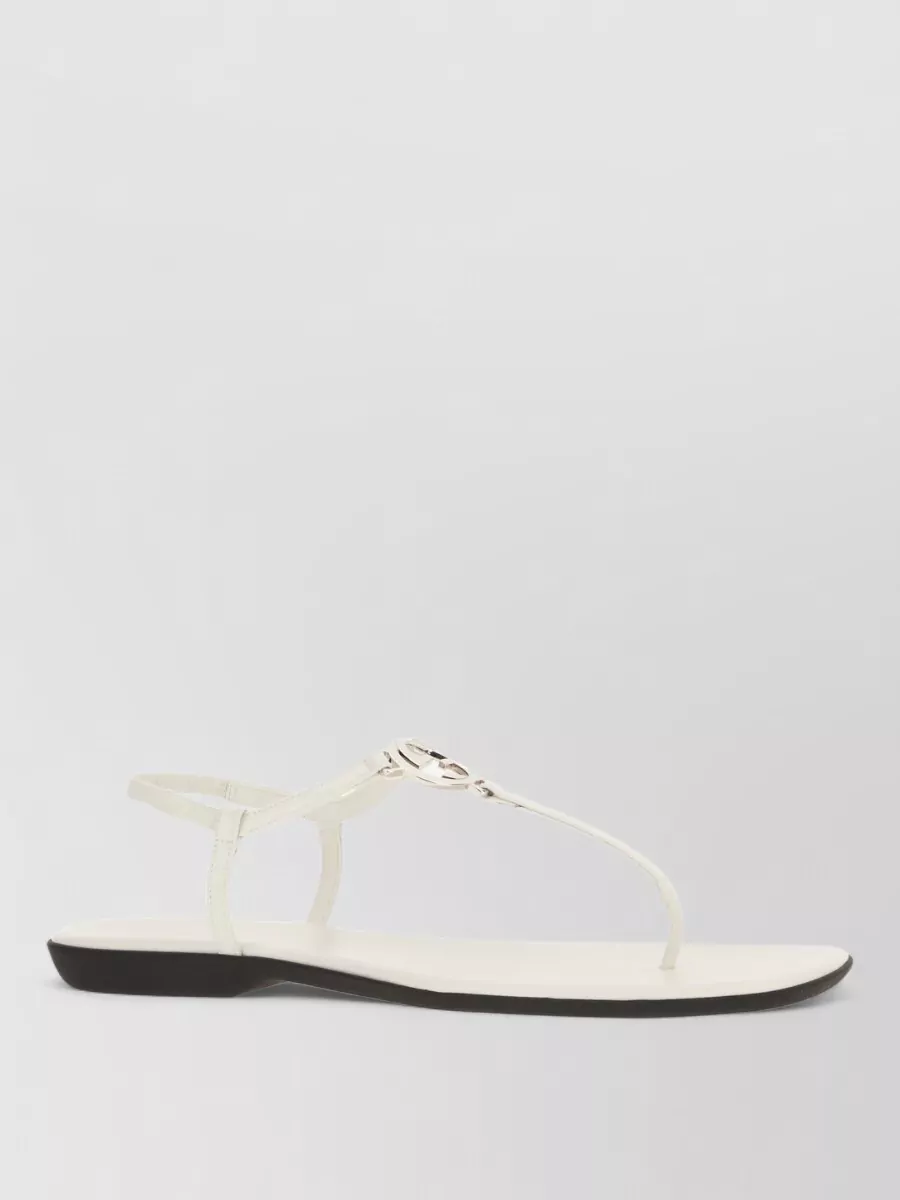 Gucci leather slides