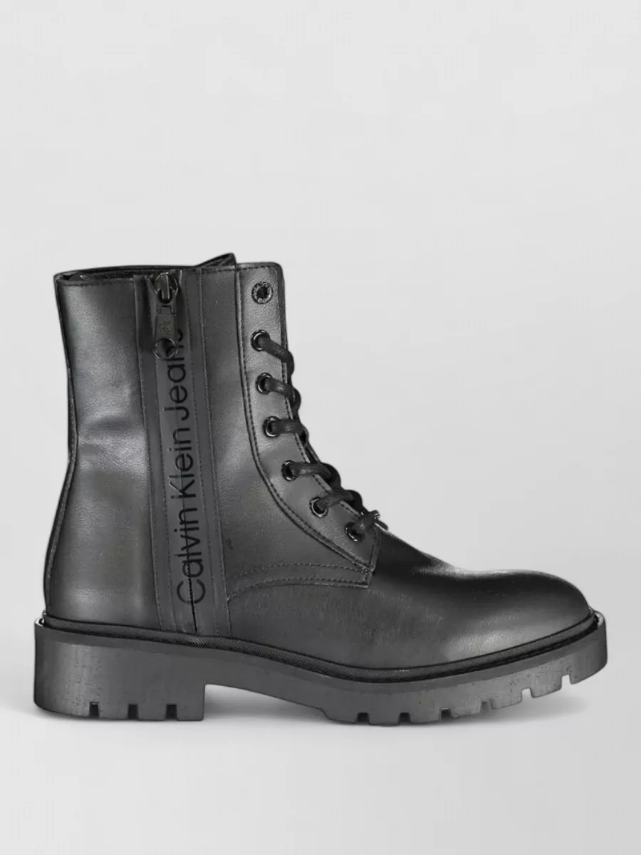 Calvin Klein Lace-Up Ankle Boots