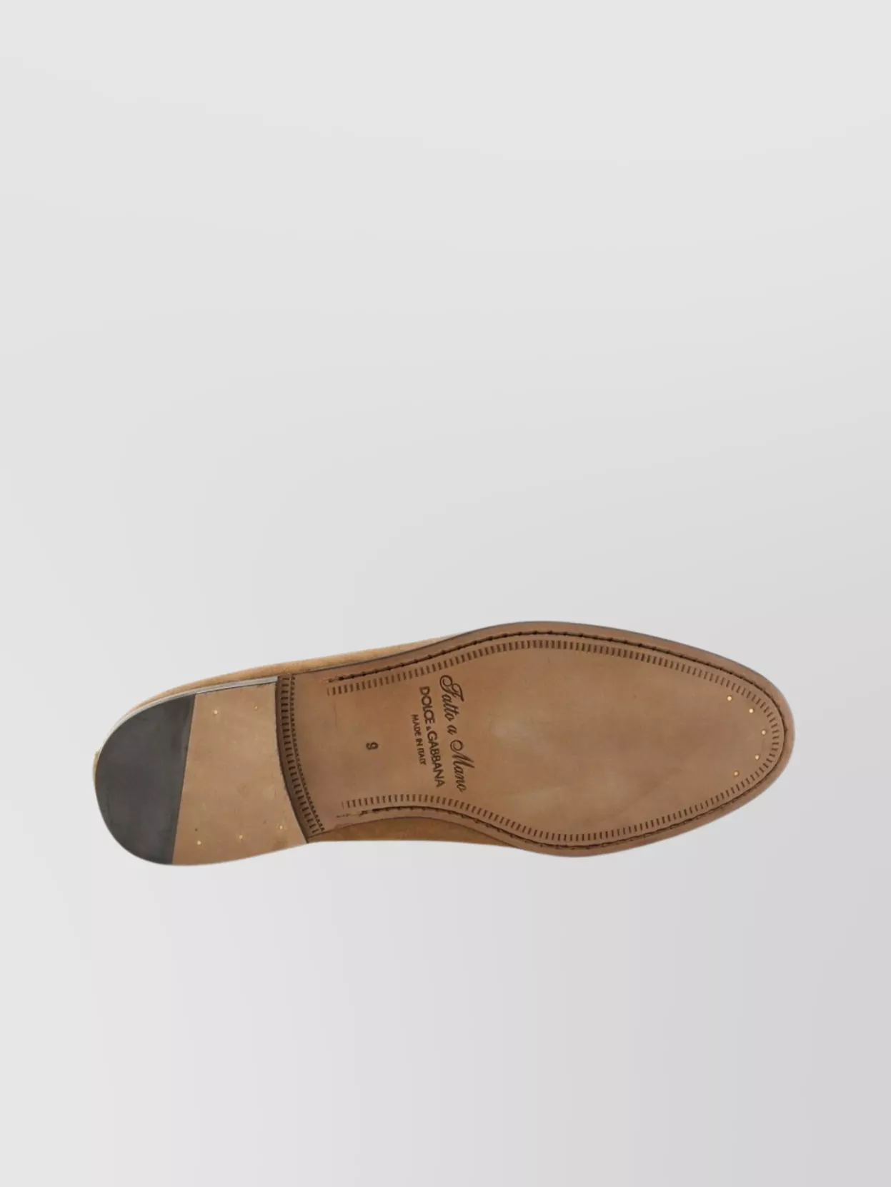 Dolce&Gabbana Loafers With Almond Toe And Suede Finish