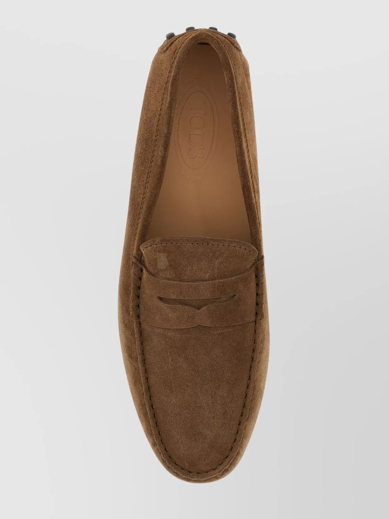 Tod's Gommino Suede Leather Loafers In Brown