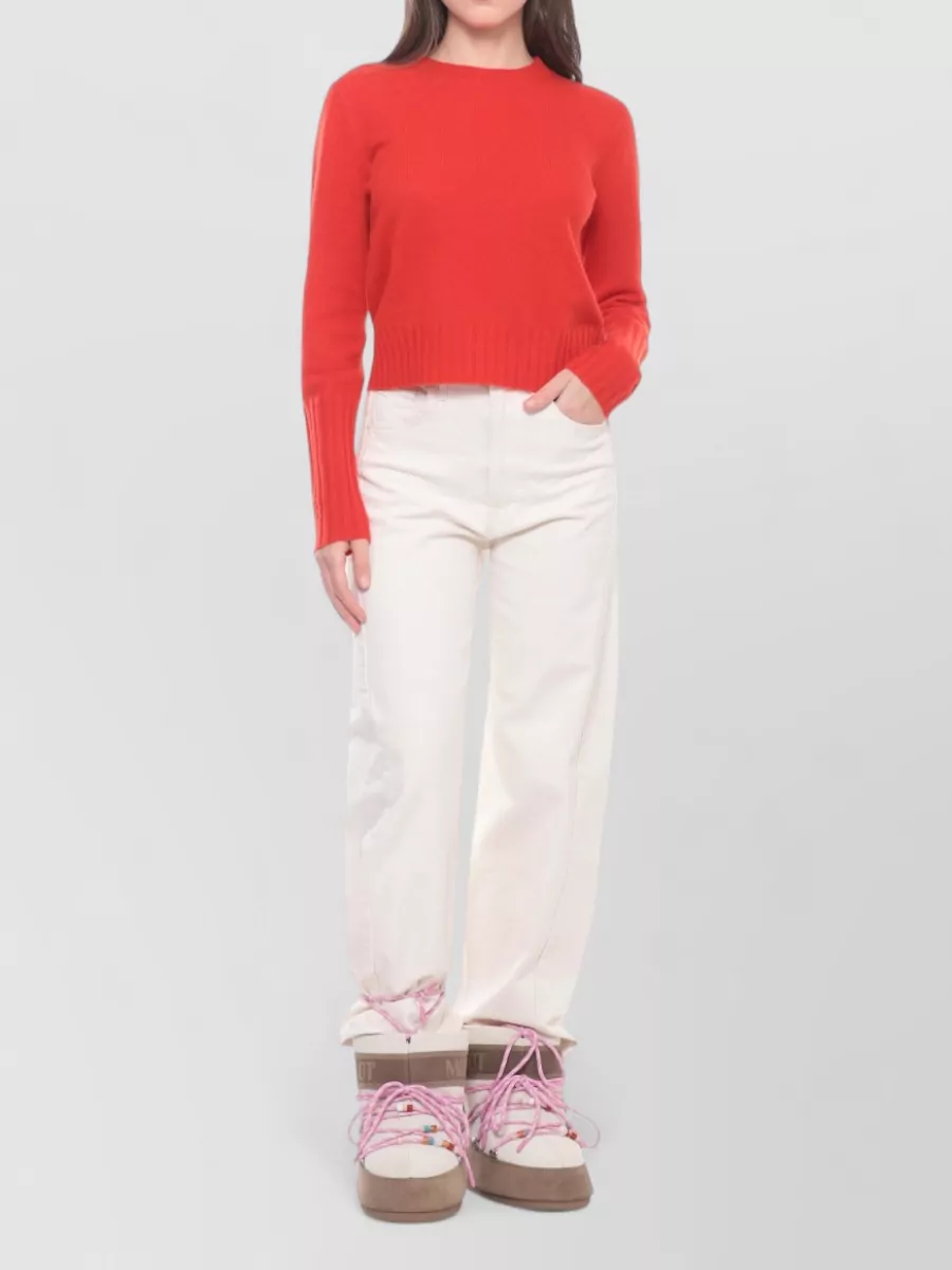 Guest In Residence Ribbed Cashmere Crewneck Jumper