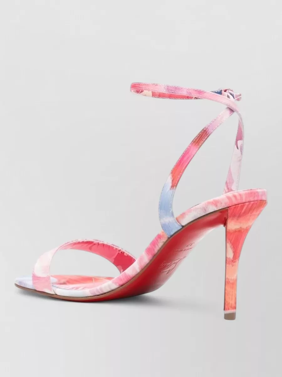 Christian Louboutin Peony Print Sandals