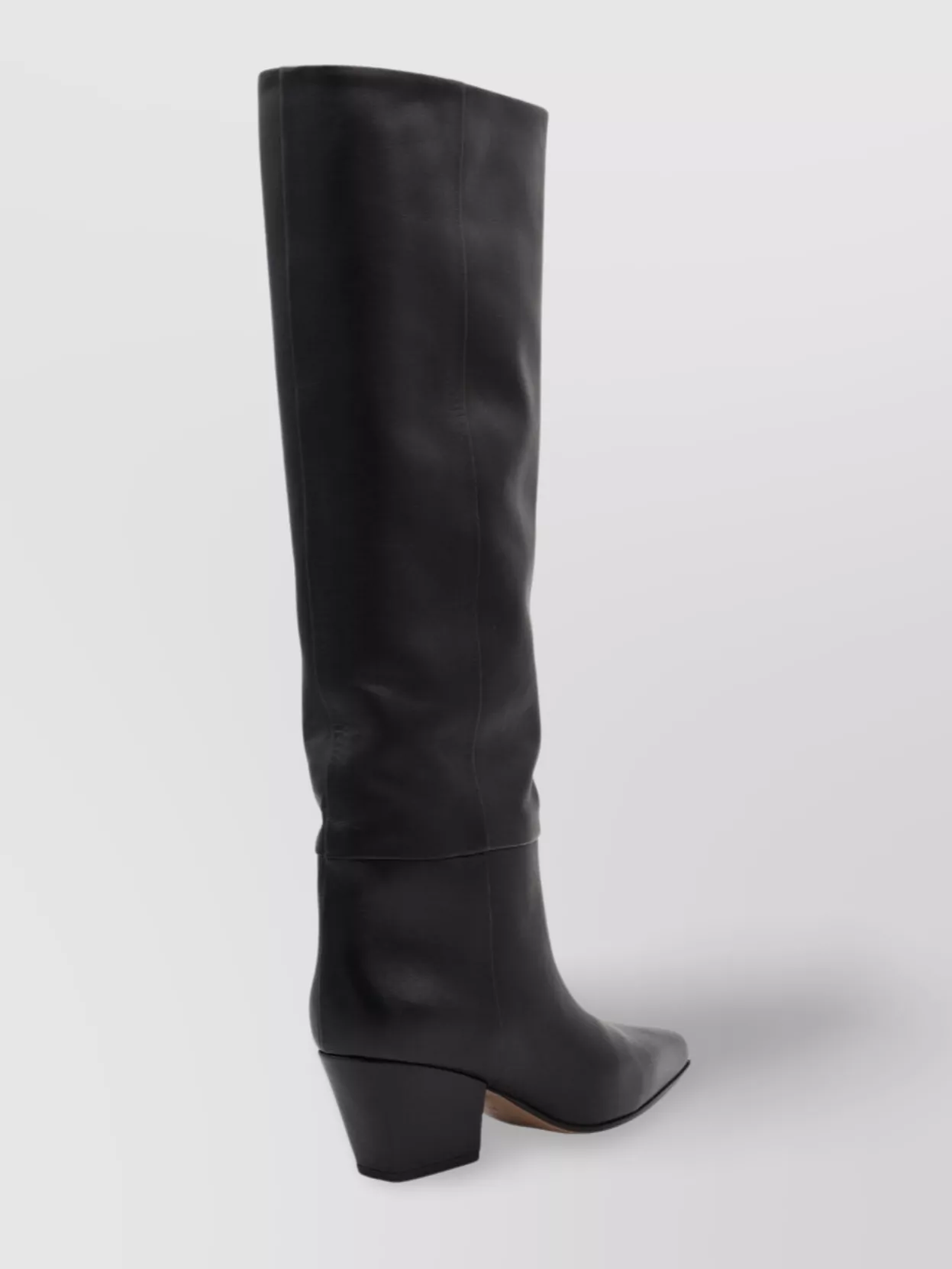 Paris Texas Pointed Toe Knee Length Block Heel Boots