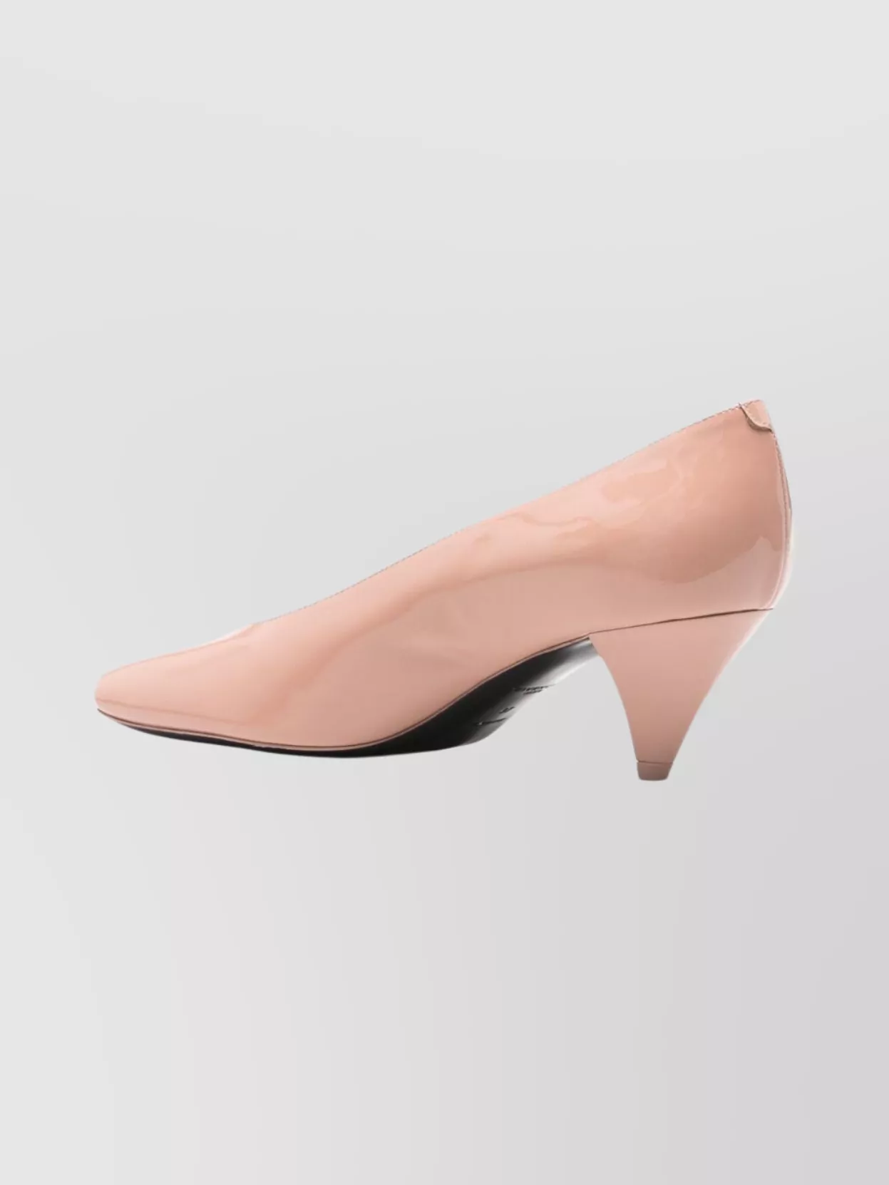 Givenchy Stylish Cone Heel Patent Finish Pumps In Pink
