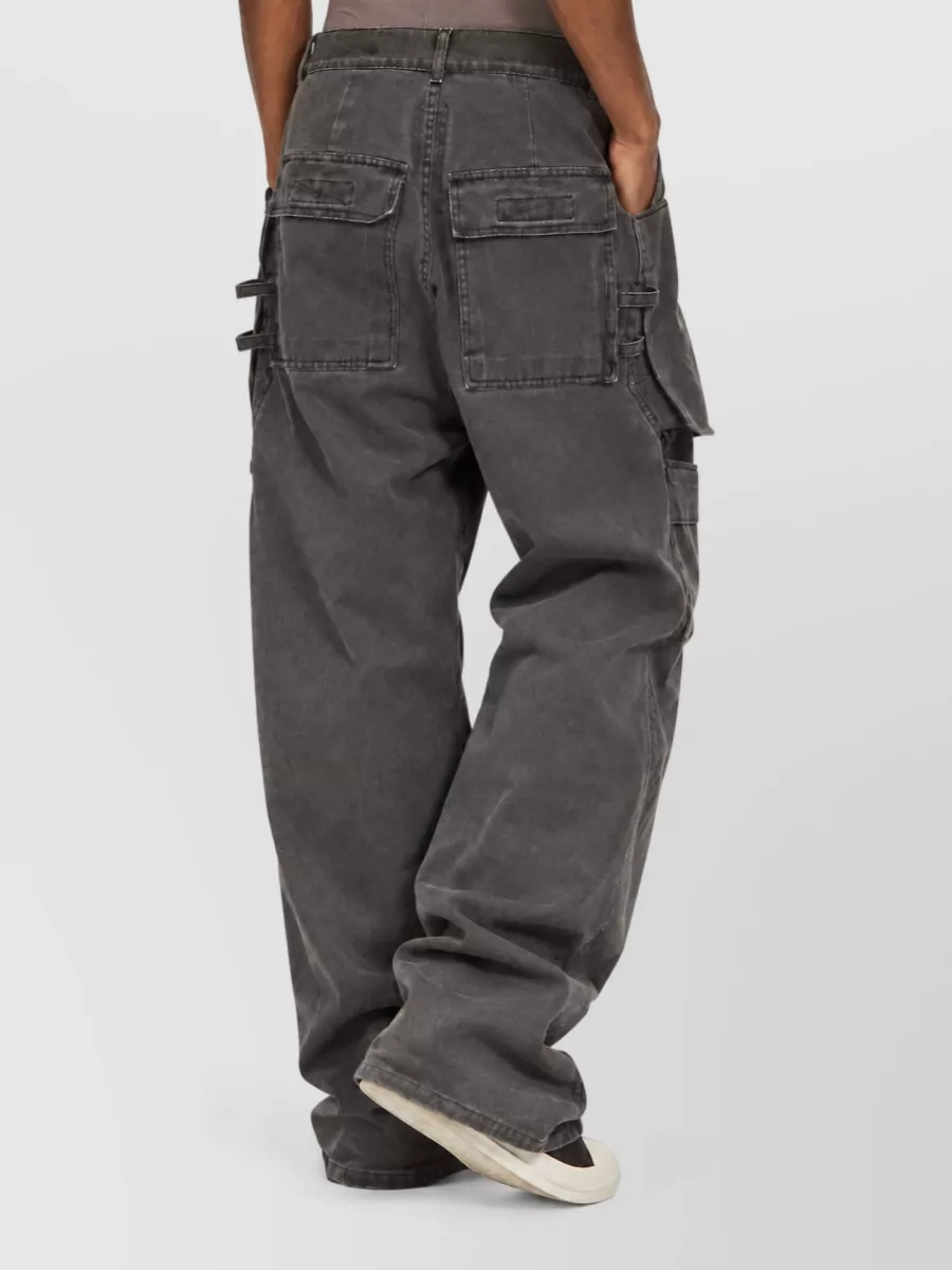 Rick Owens Cotton Cargo Trousers