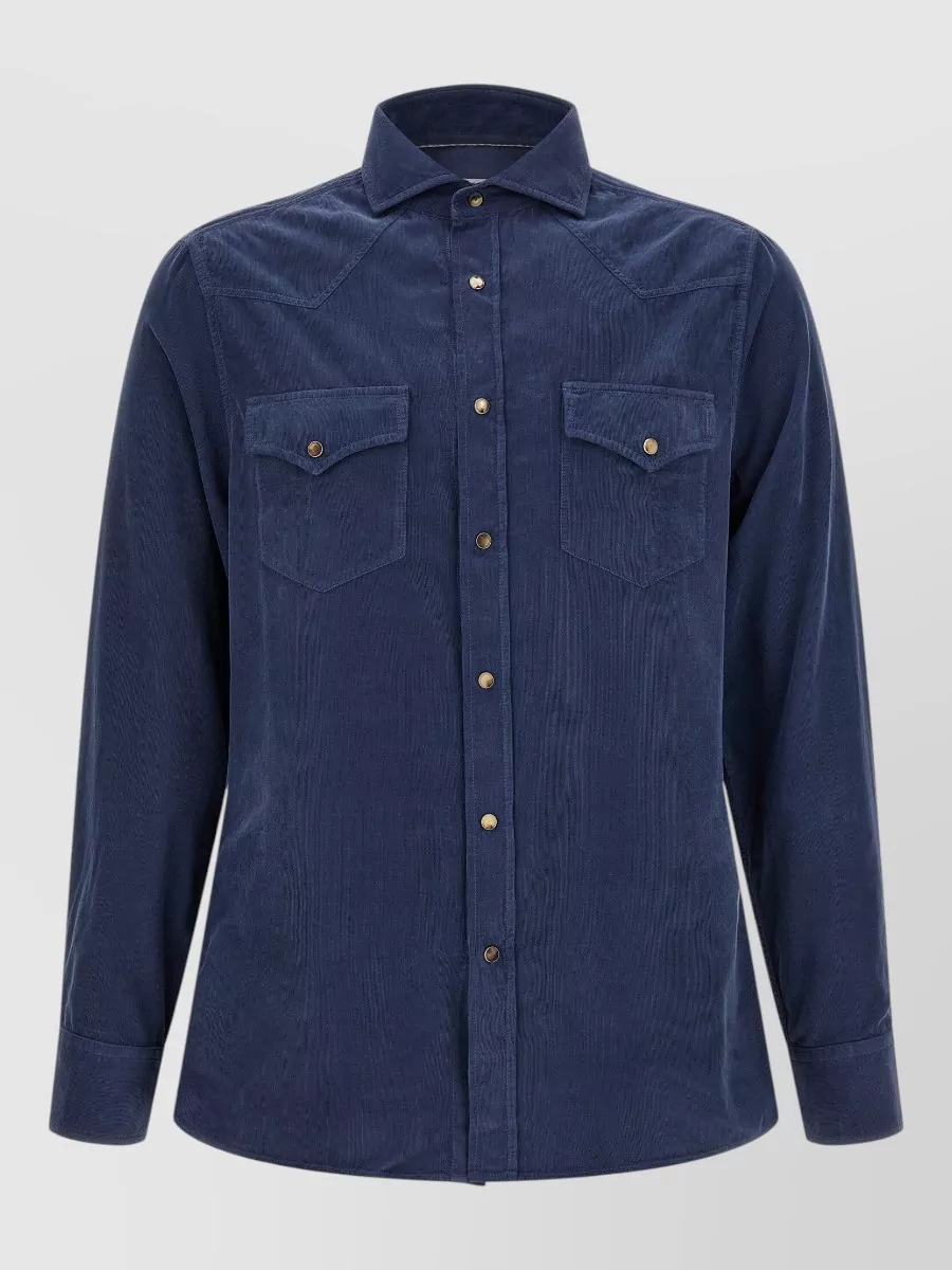 Brunello Cucinelli corduroy shirt