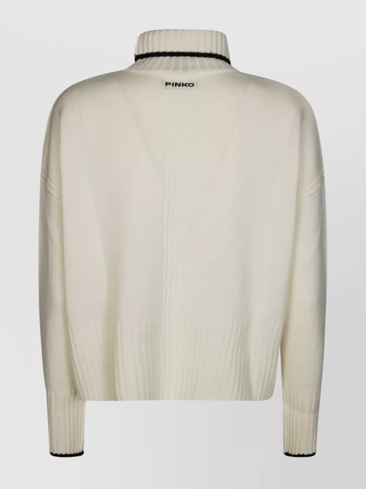 Pinko Turtleneck Knitwear Contrast Trim
