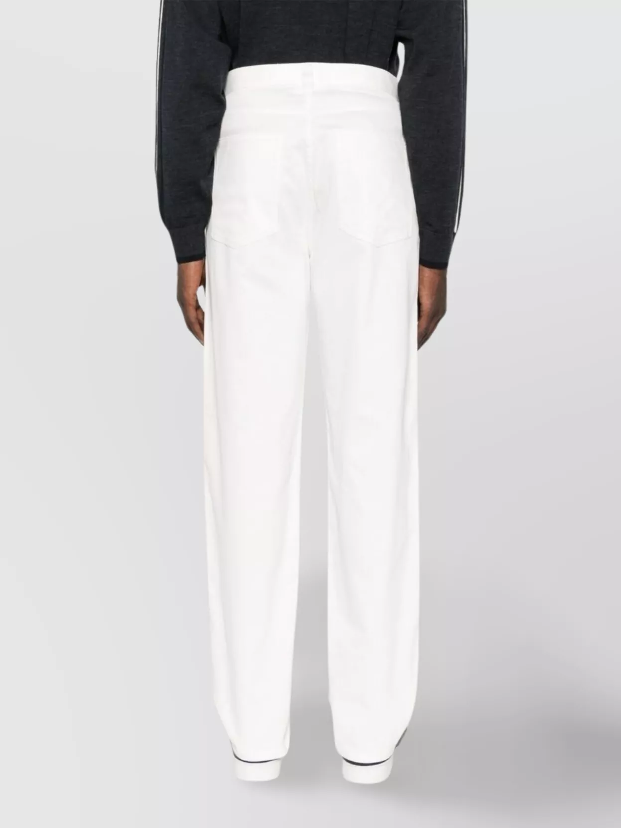 Emporio Armani Trousers With Belt Loops And Five Pockets