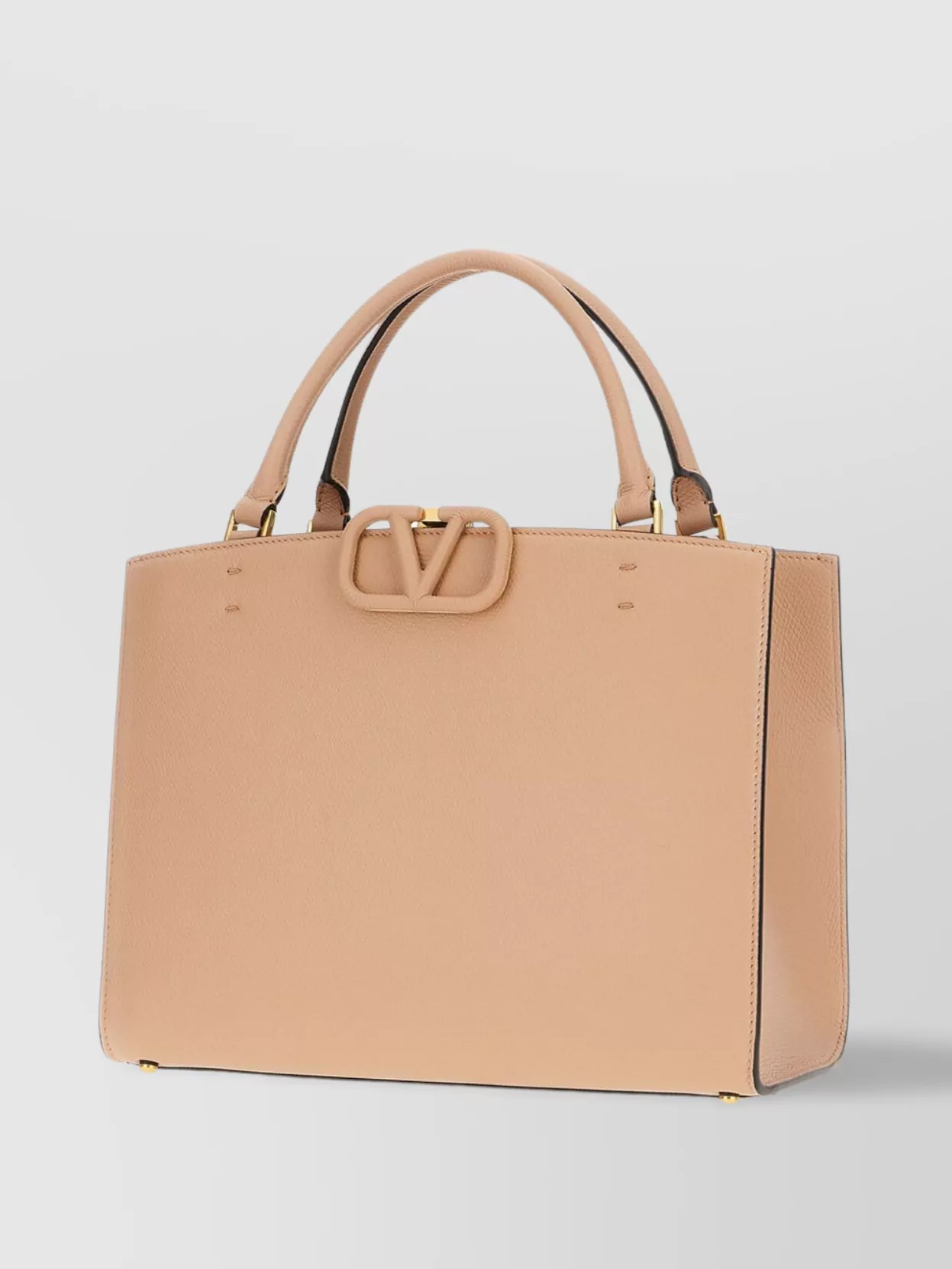 Valentino Garavani Tote Leather Shopping Structured Shape