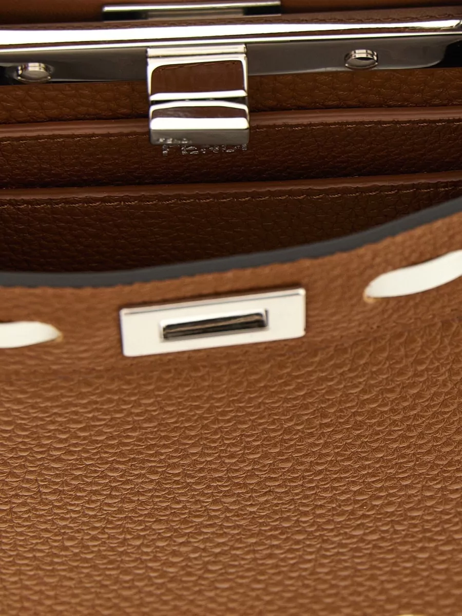 Fendi Peekaboo Medium Leather Shoulder Bag