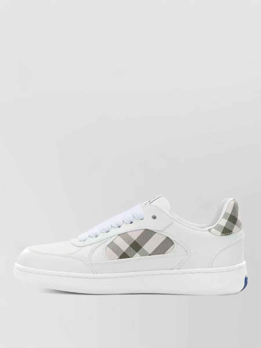 Burberry Leather Low-Top Sneakers