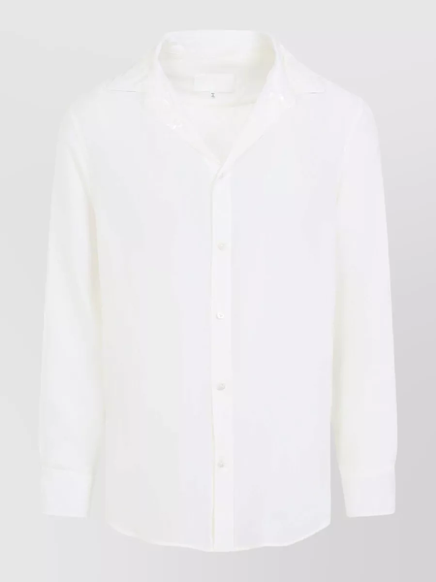 Maison Margiela Silk Short-Sleeve Shirt
