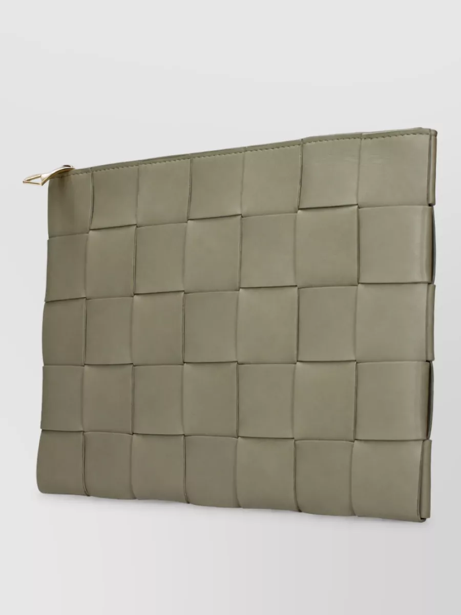 Bottega Veneta Cassette Leather Clutch Bag