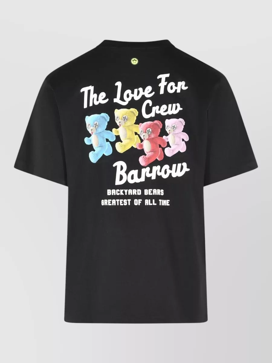 Barrow Cotton Crew Neck T Shirt Graphic Print