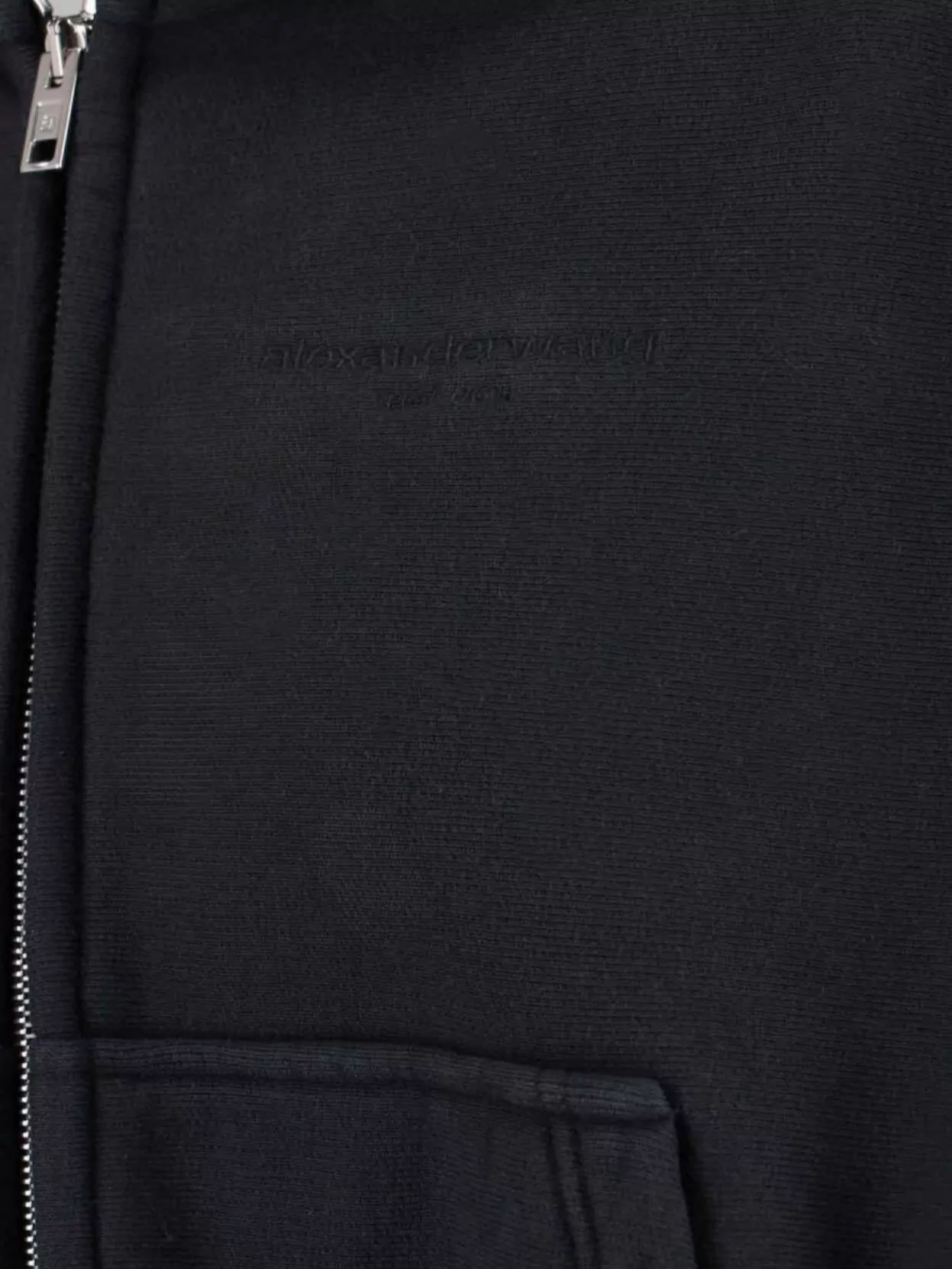 Alexander Wang Hooded Cropped Knitwear Long Sleeves