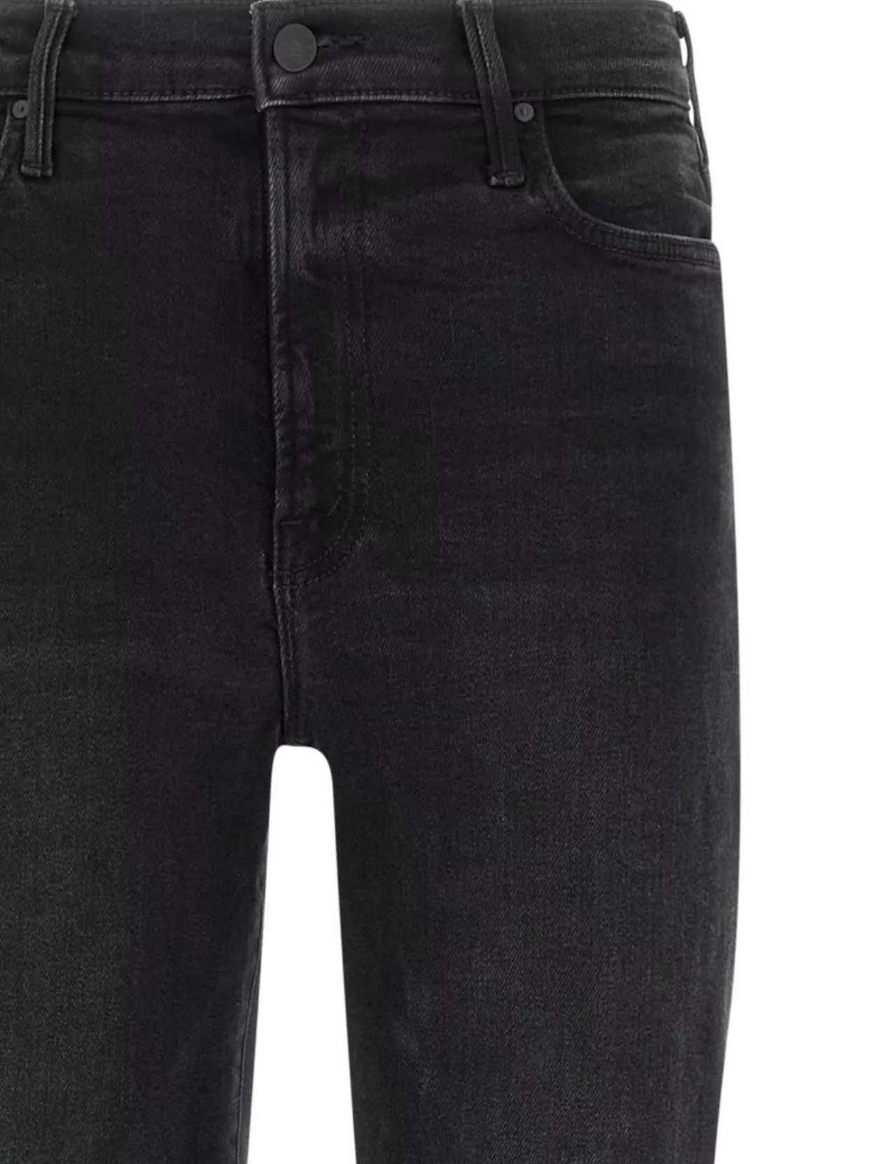 Mother Five-Pocket Denim Trousers Featuring Belt Loops