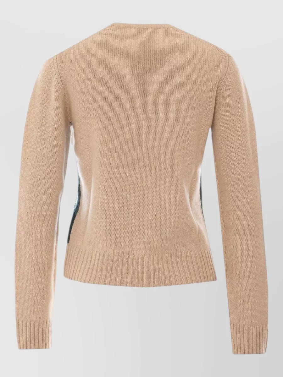 Ballantyne Cashmere Argyle Crewneck Long-Sleeve Jumper