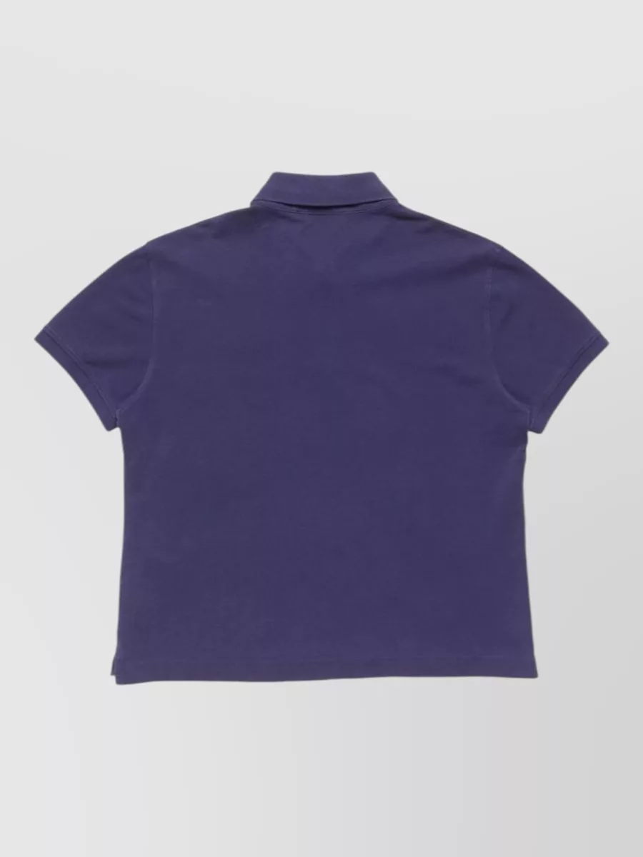 Acne Studios Cotton Piqué Logo-Embroidered Polo Shirt
