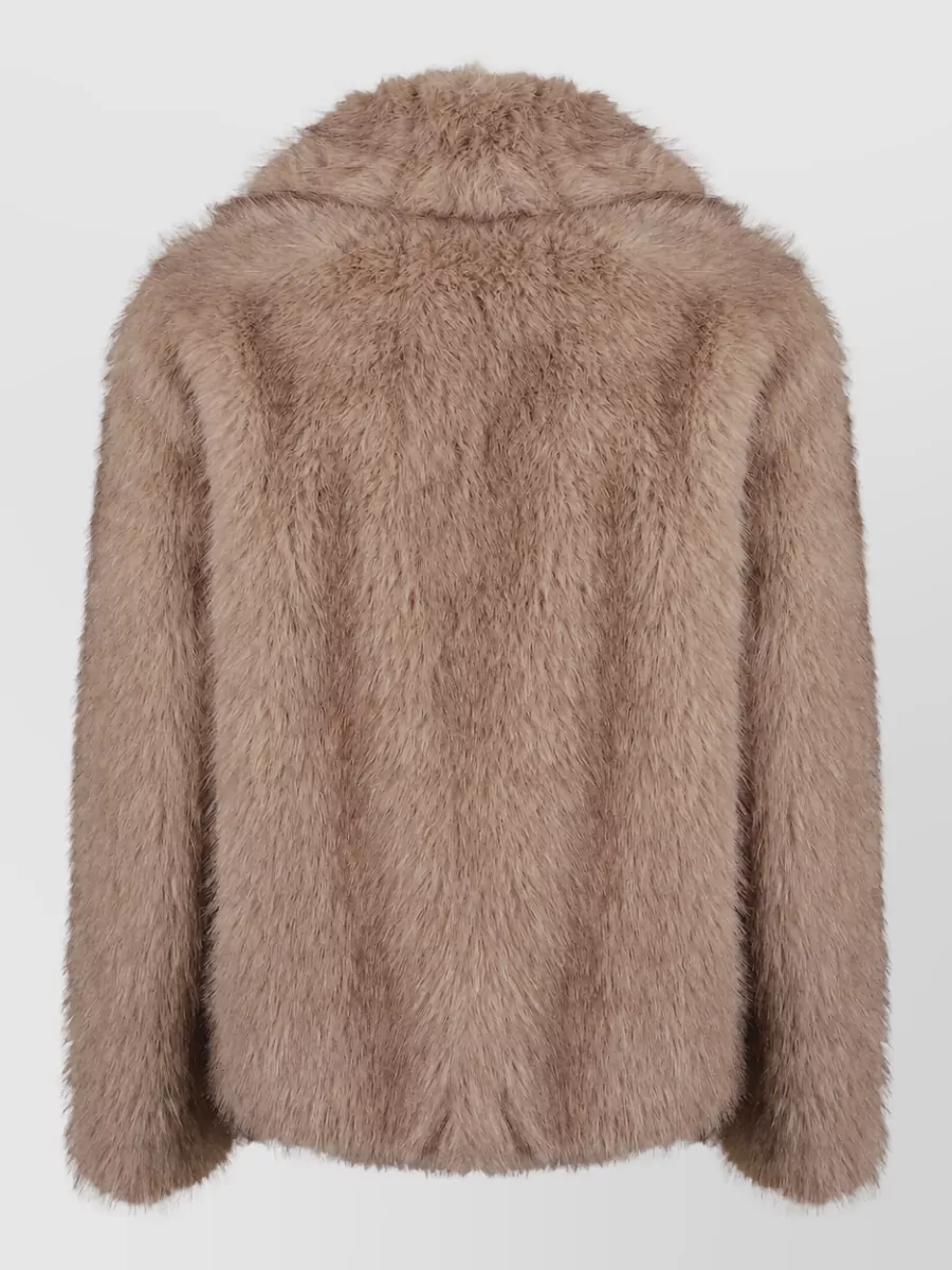 S Max Mara Faux Fur Jacket