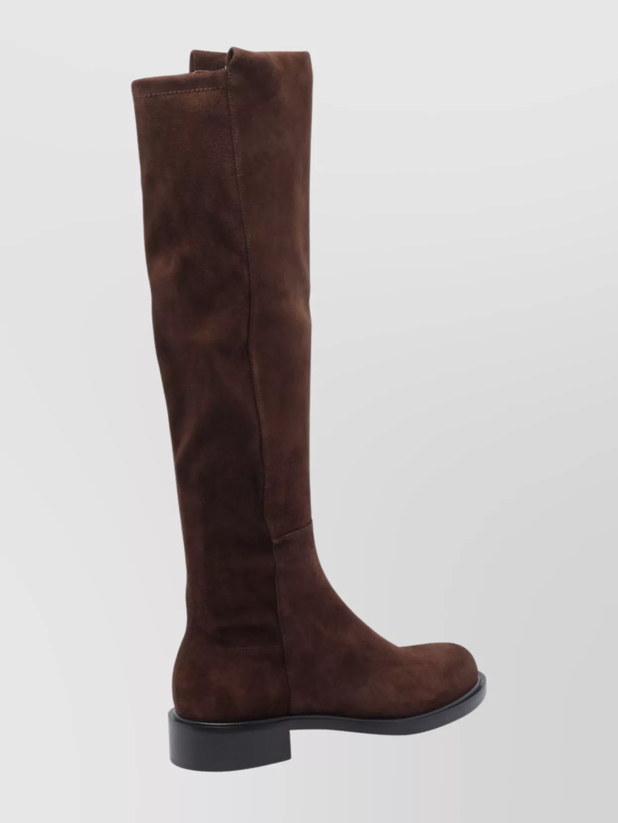 Stuart Weitzman High Suede Ankle Boots With Block Heel
