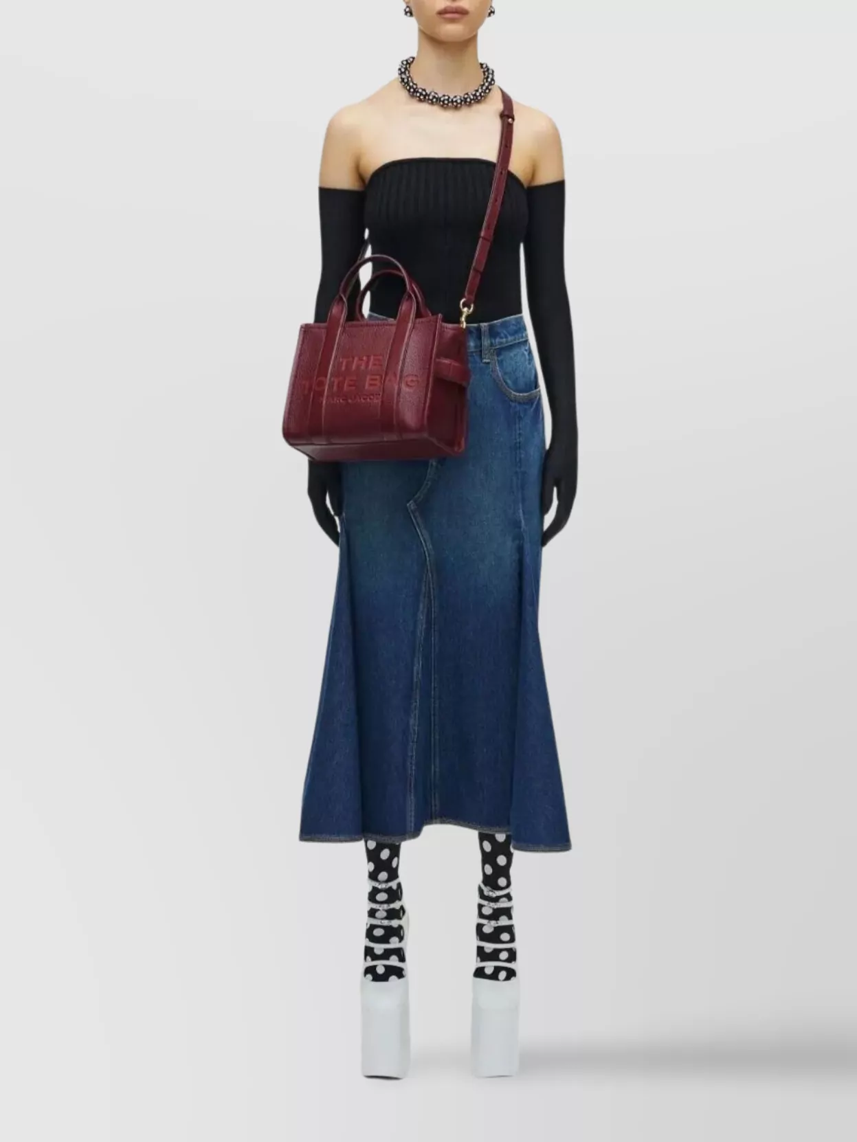 Marc Jacobs Small Leather Tote Bag