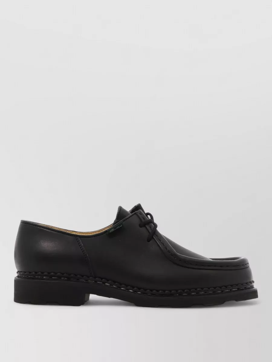Paraboot Leather Lace-Up Loafers