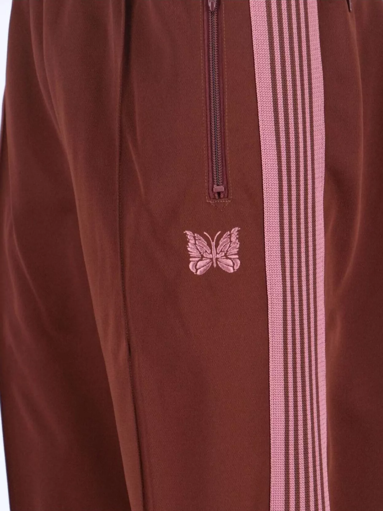 Needles Straight Trousers With Elastic Waistband And Pocket