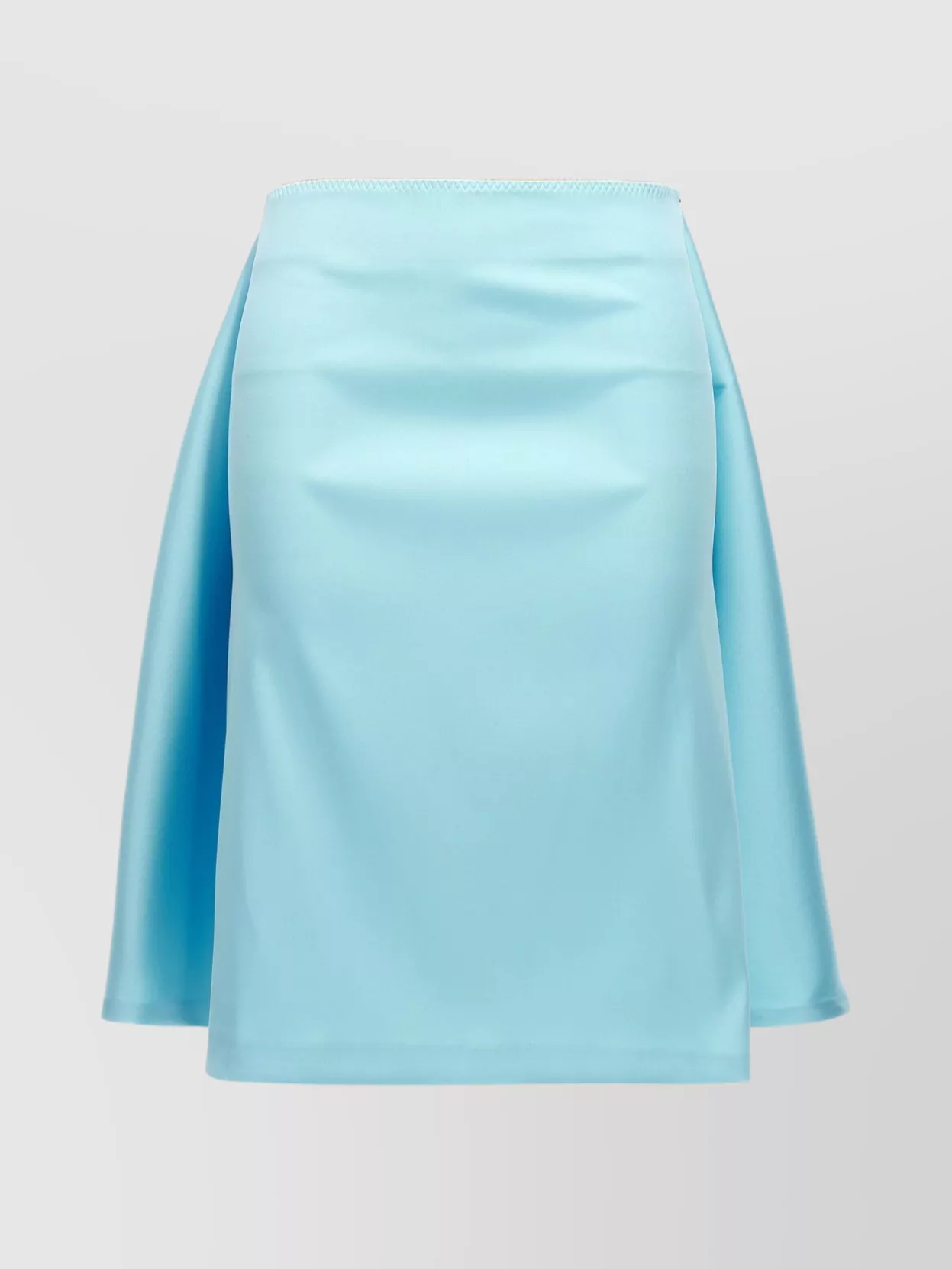 Sportmax Beira Satin Skirt In Blue