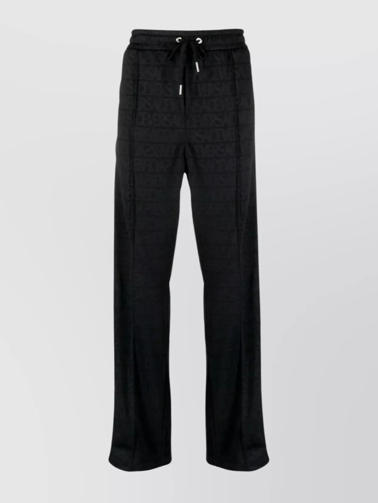 Shop Versace Track Pants With Elasticated Waistband And Side Stripe Detailing In Black