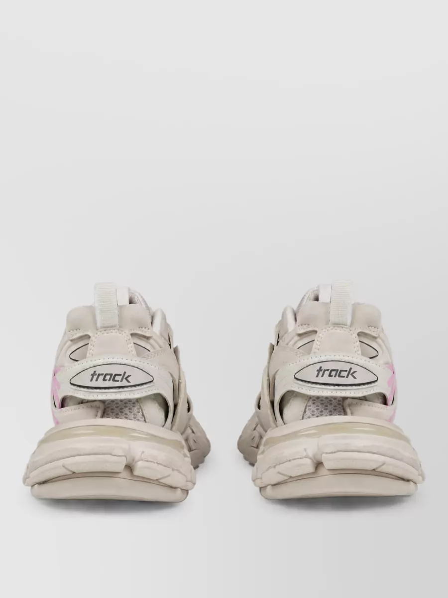 Balenciaga Track Signature Mesh Contrast Detail Sneaker