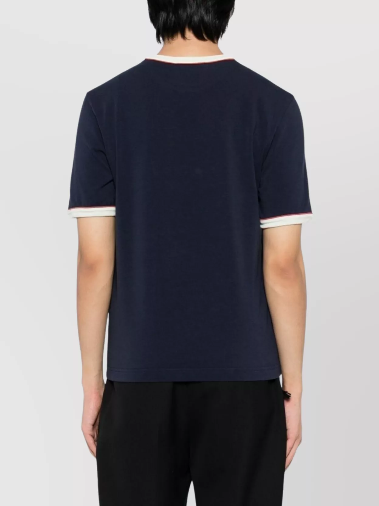 Jacquemus Short Sleeve Crew Neck With Contrast Trim