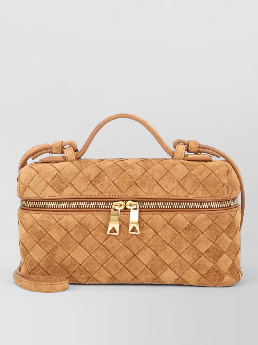 Bottega Veneta bang bang leather clutch bag