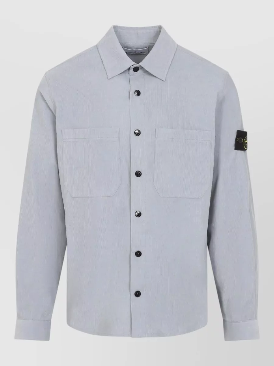 Stone Island corduroy shirt jacket