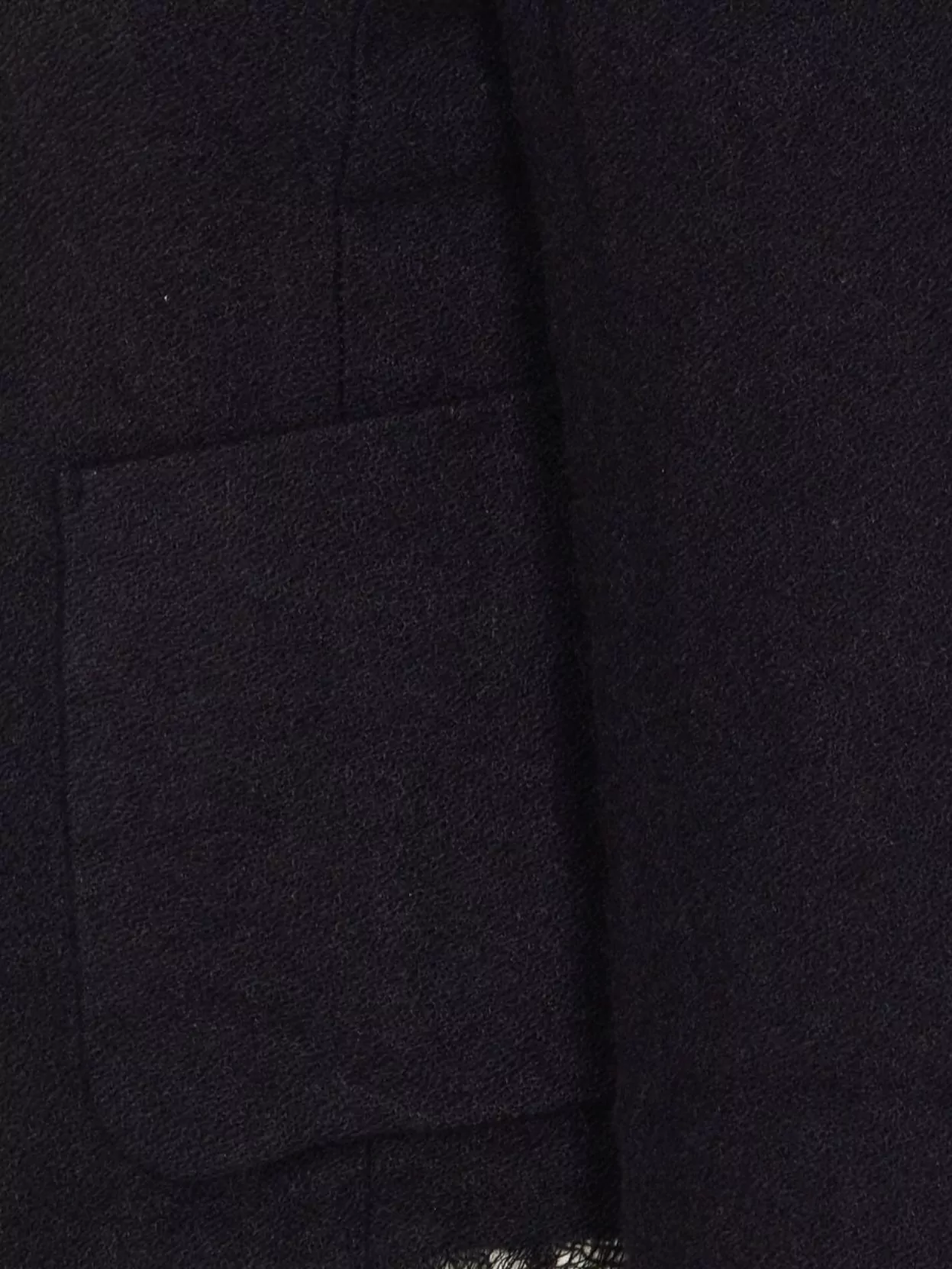Uma Wang Distressed Frayed Hem Jacket With Front Pockets In Black