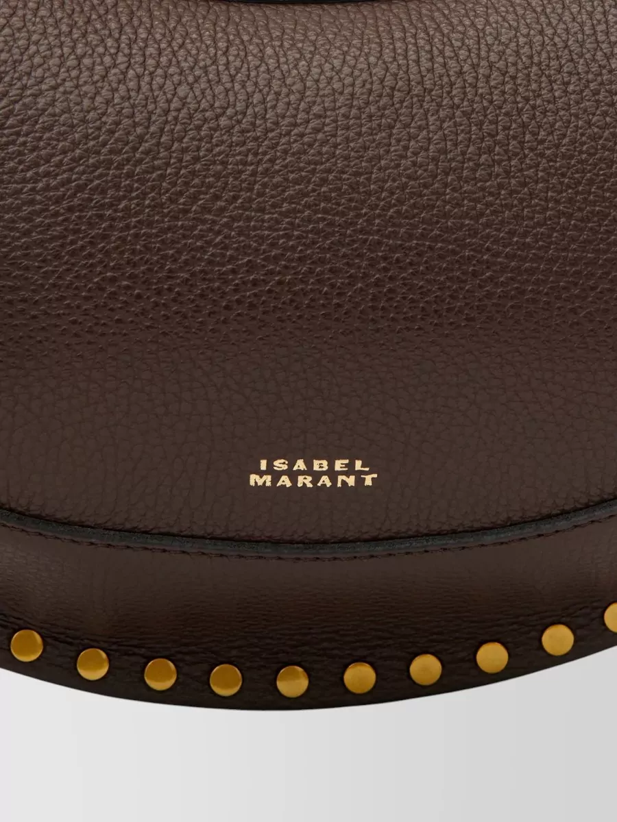 Isabel Marant Oskan Moon Leather Shoulder Bag