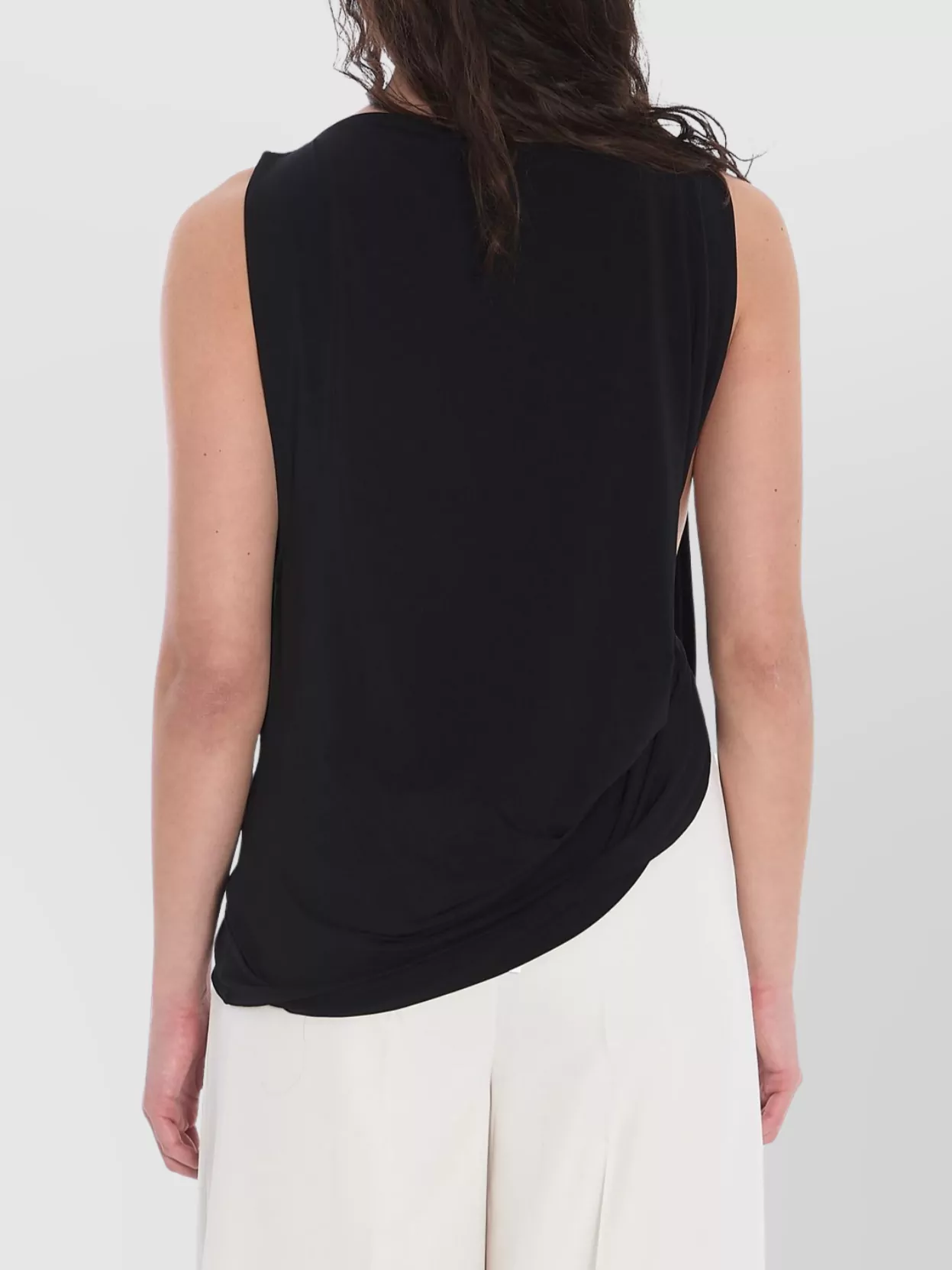 Jacquemus Draped Square Neckline Top