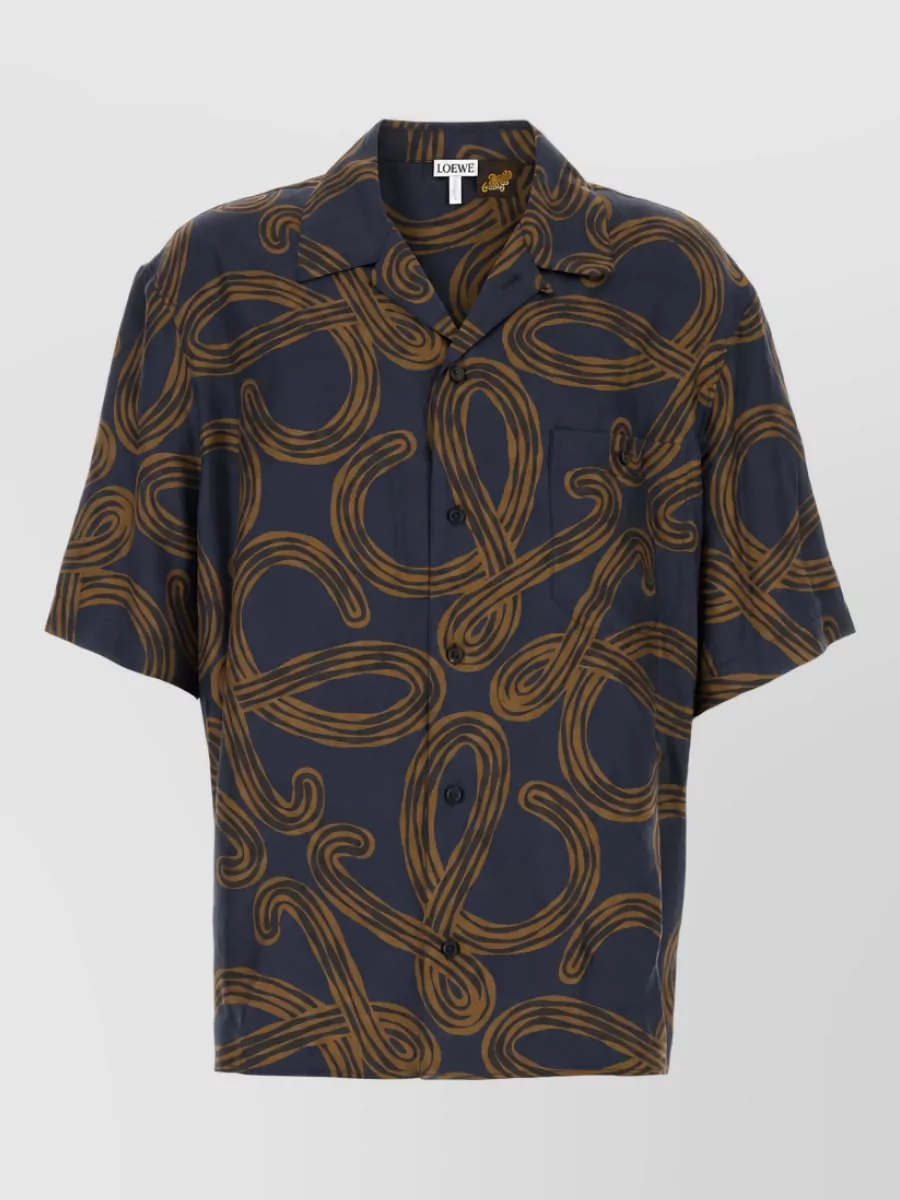 Loewe Paula's Ibiza silk printed shirt