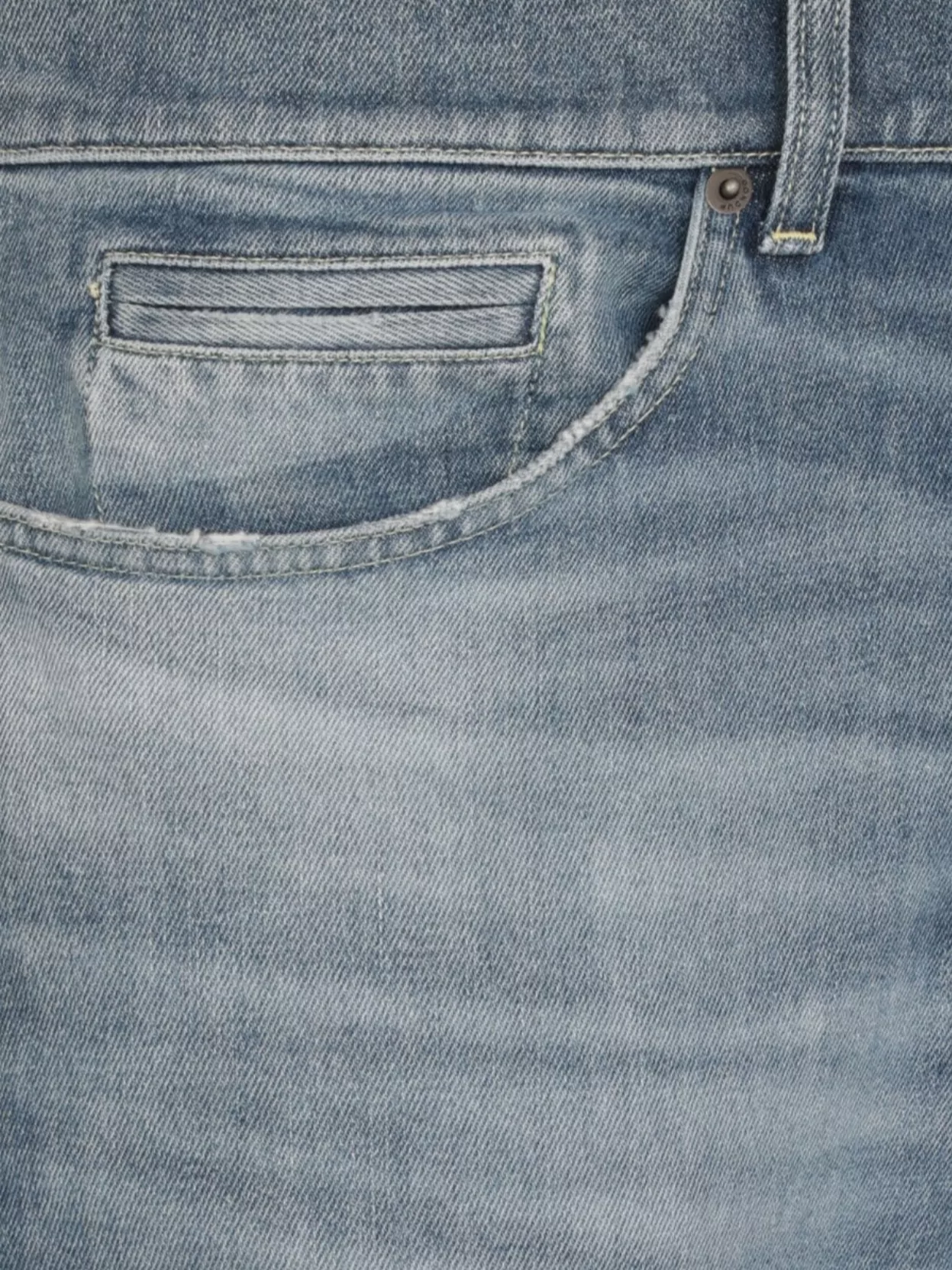Dondup Straight Skinny Fit Rolled Cuffs Trousers