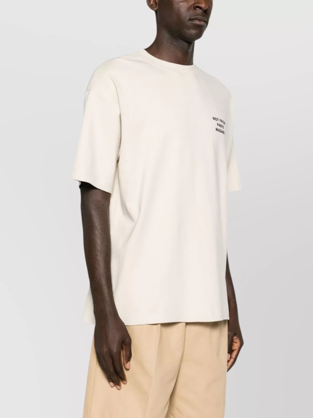 Drôle De Monsieur Oversized Cotton Jersey Crew Neck T-Shirt