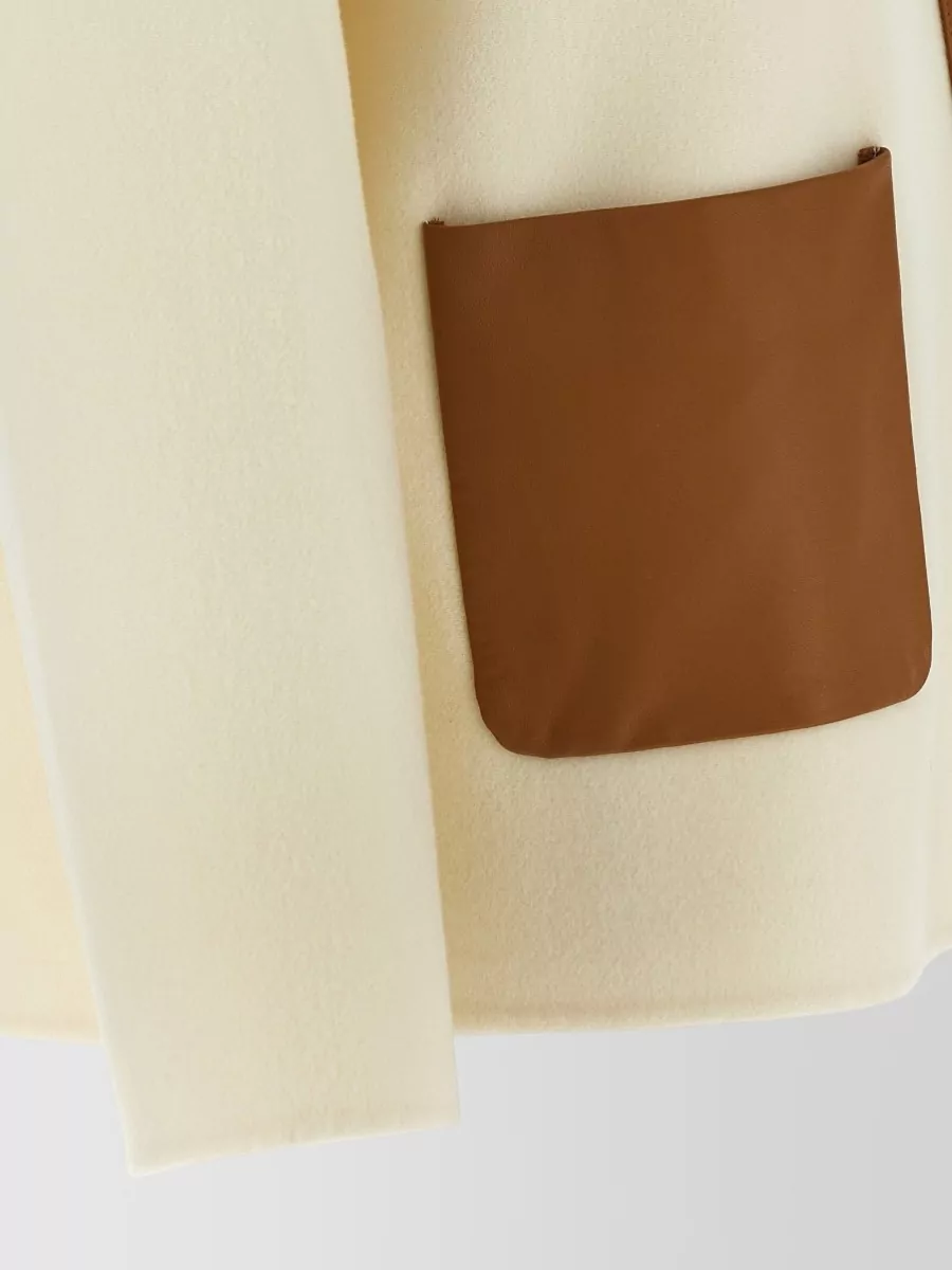 S Max Mara Cashmere Wool Silk Hooded Coat