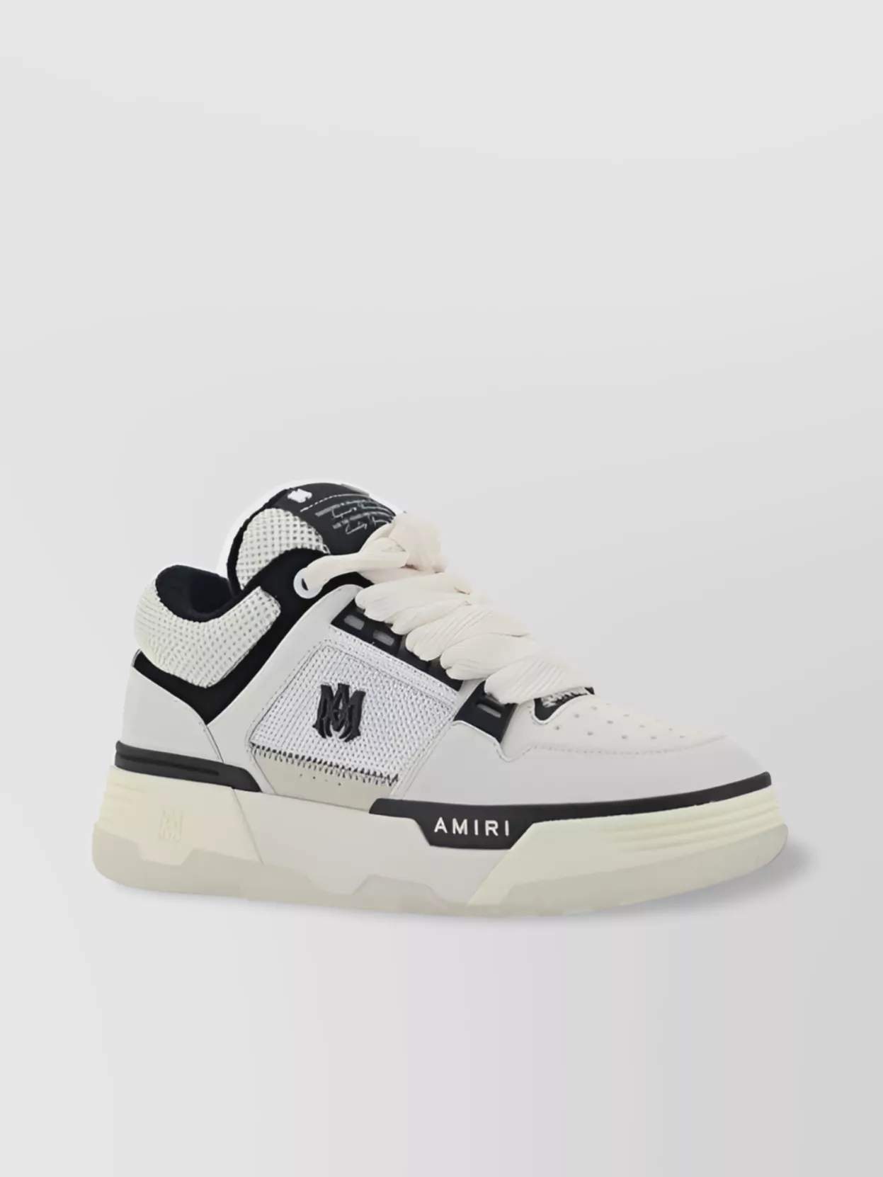 Amiri Patched Panel Sneakers Flat Sole In Multi